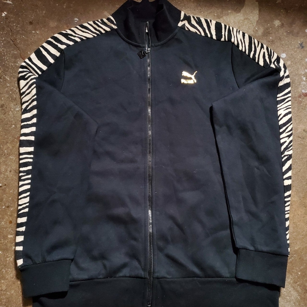 Vintage puma trackjacket size large